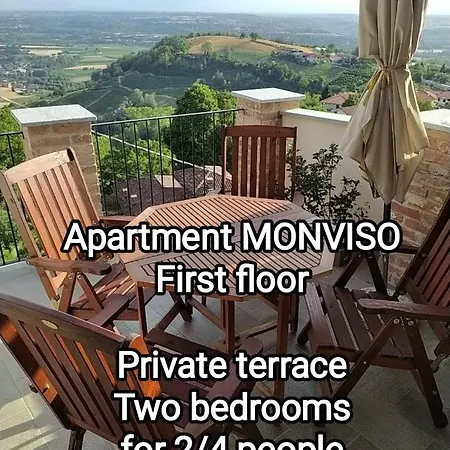 Casa Mantel Panoramic View In Langhe * Новелло